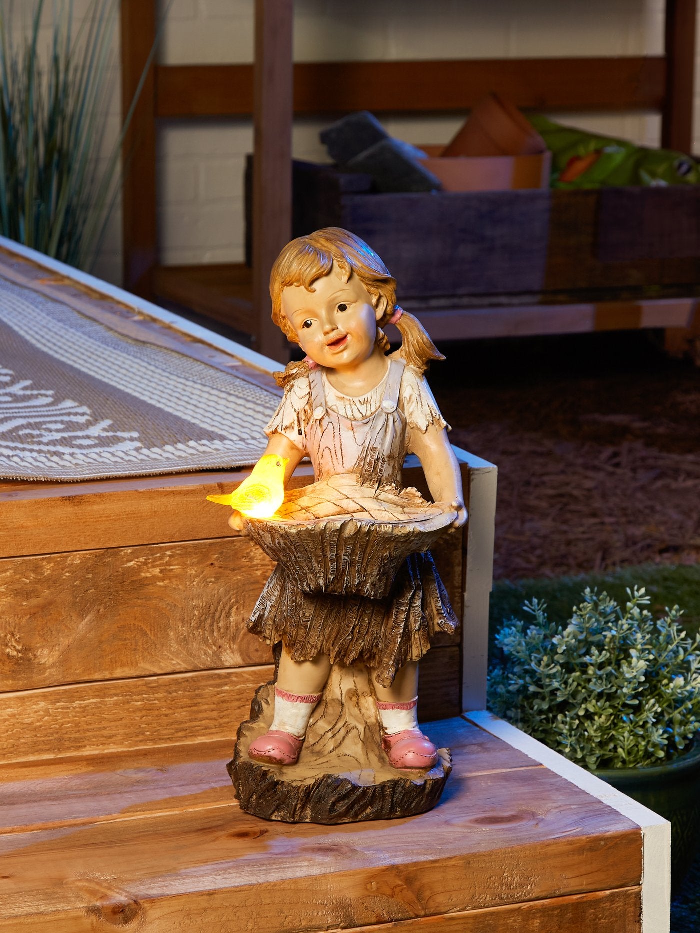 Sweet Summertime Solar Statue