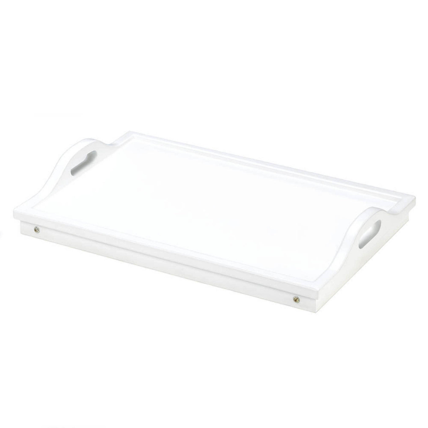 White Rectangular Folding Tray