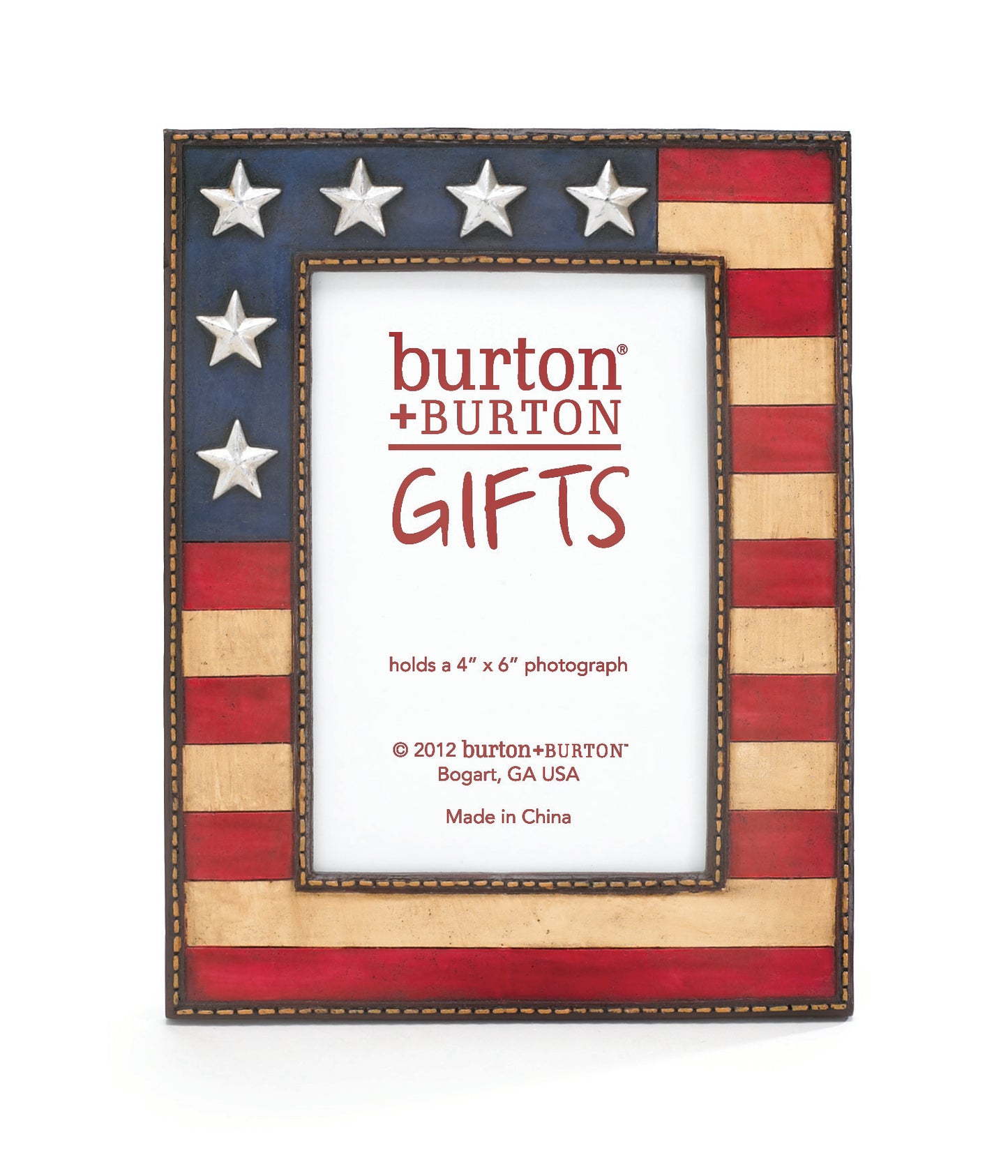 American Patriotic Flag Resin Frame