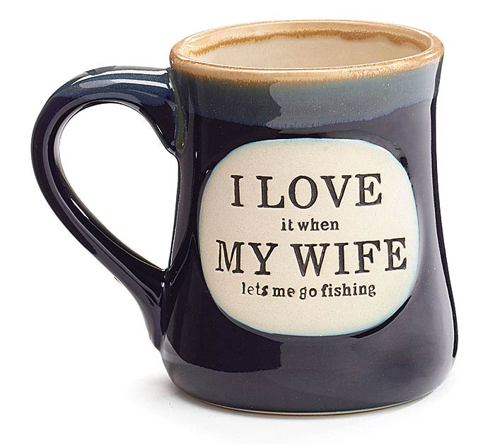 I Love Fishing Msg Mug