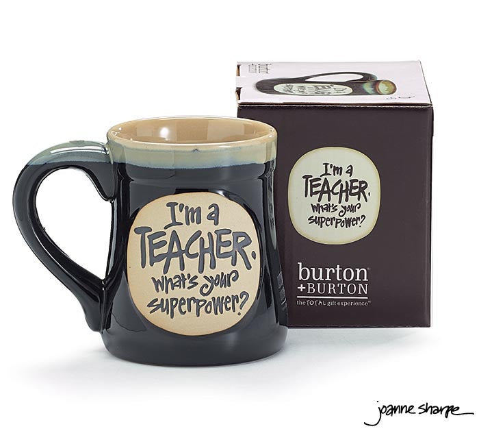 Superpower Teacher Message Mug