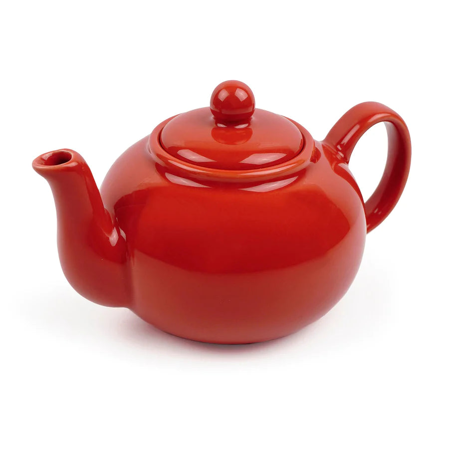 Red 16oz Stoneware Teapot