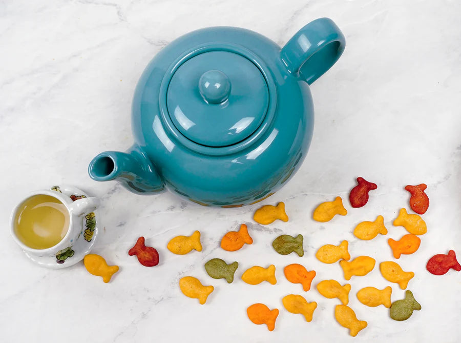 Turquoise 16oz Stoneware Teapot