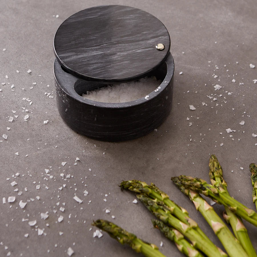 Salt Box Black Marble