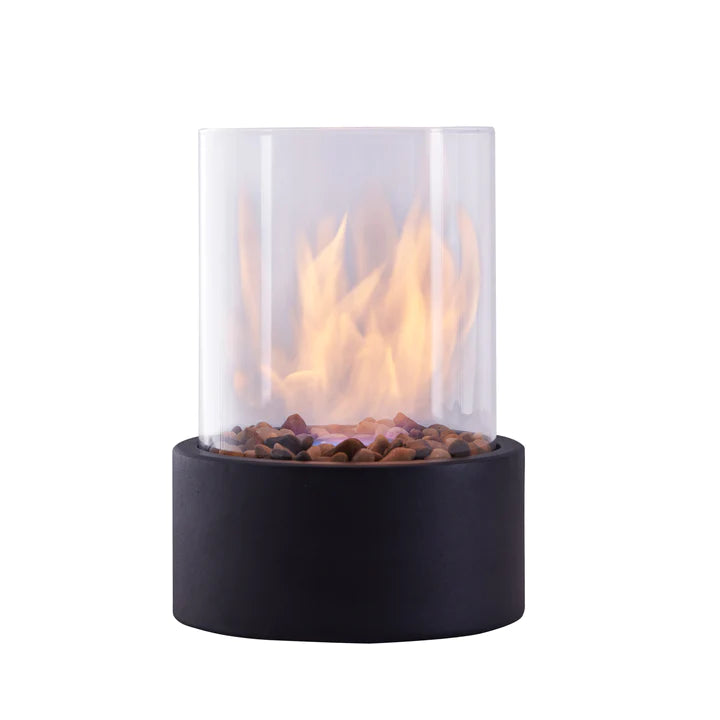 Indoor & Outdoor Small Portable Tabletop Fire Pit Clean Burning Bio Ethanol Ventless Fireplace