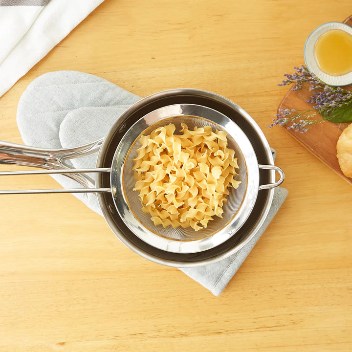 Silver 6.25 in Mesh Strainer