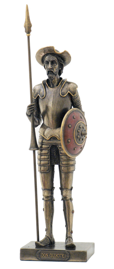 Don Quixote Standing With Spear Figurine