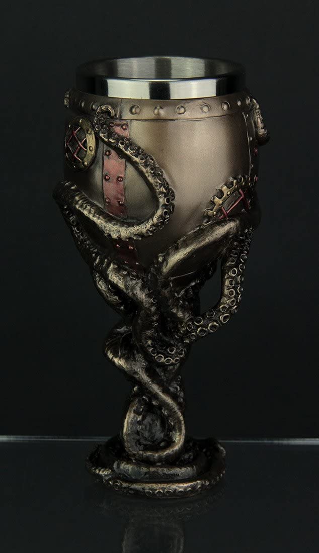Steampunk Octopus Bell Challice