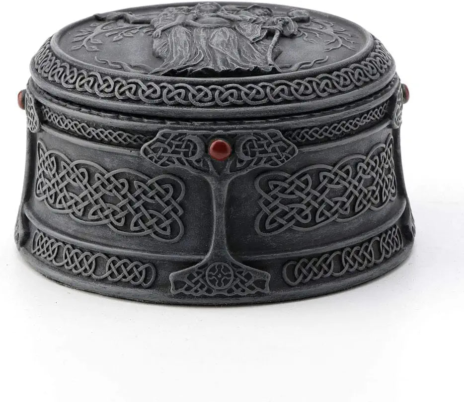Celtic Triple Goddess Maiden Mother And The Crone Trinket Box