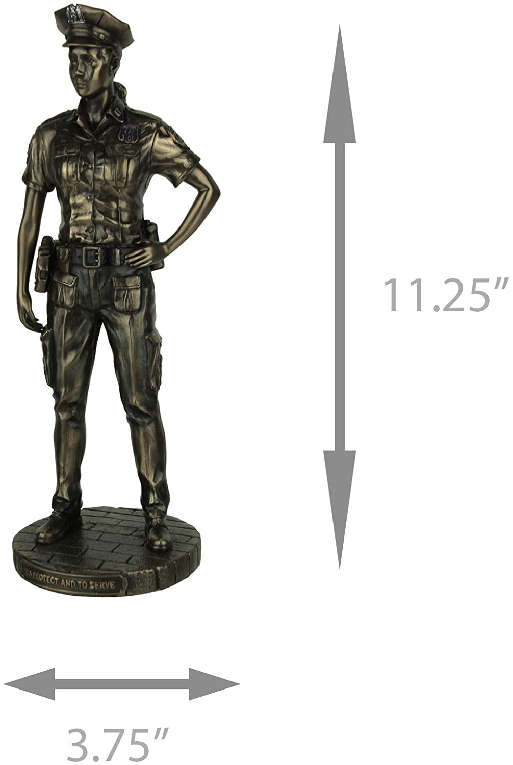 Police Women To Protect And To Serve Figurine