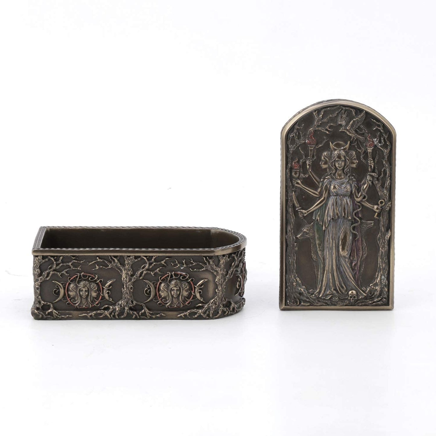 Triple Greek Goddess Hecate Trinket Box