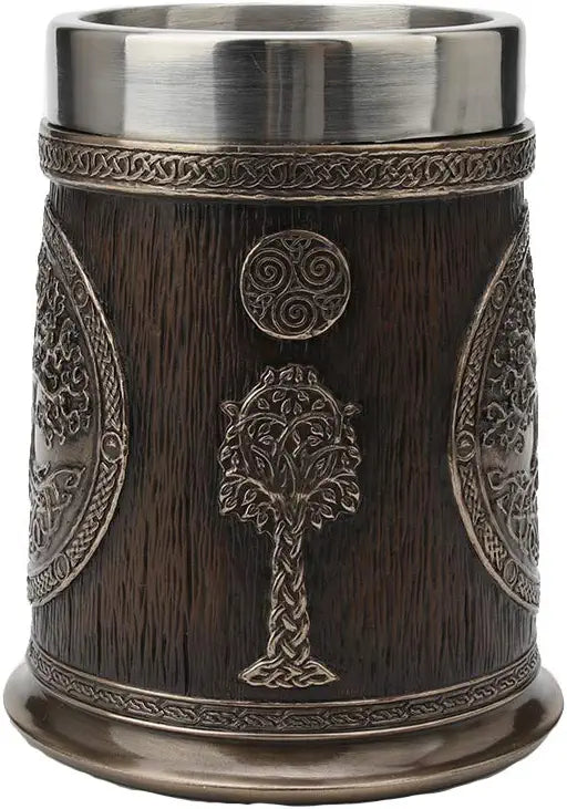 Celtic Knots Tree Of Life Casket Beer Stein Mug