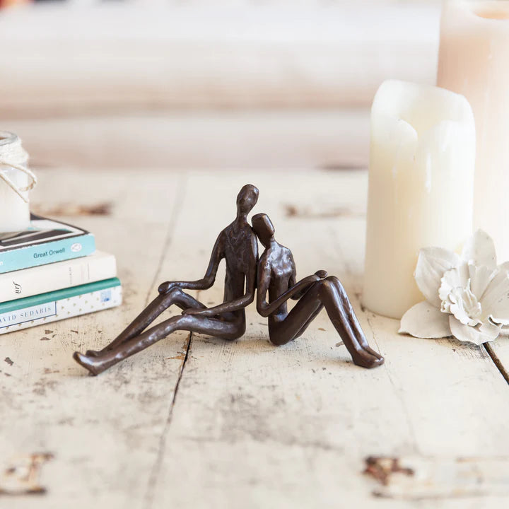 Romantic Couple Bronze Sculpture