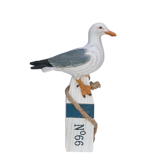Seagull on Buoy Figure with Rope