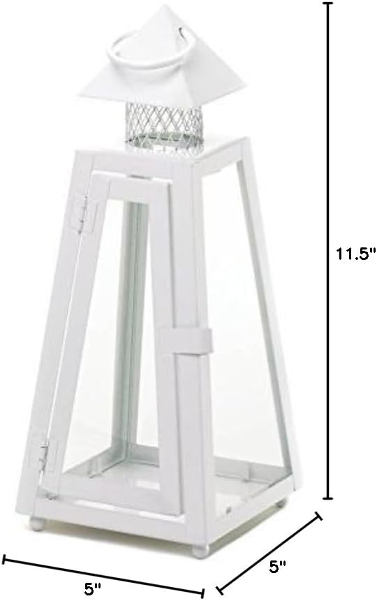 Summit White Candle Lantern