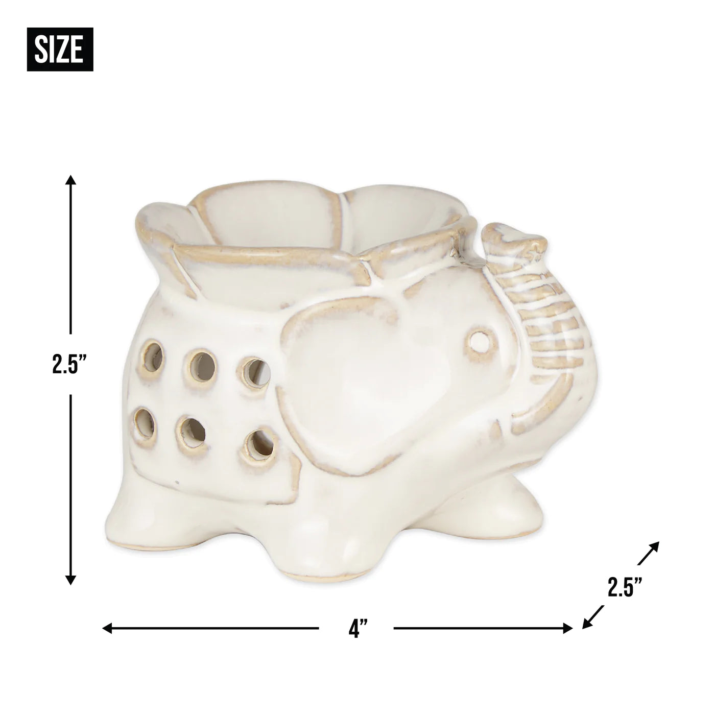 Elephant Oil Warmer Trio