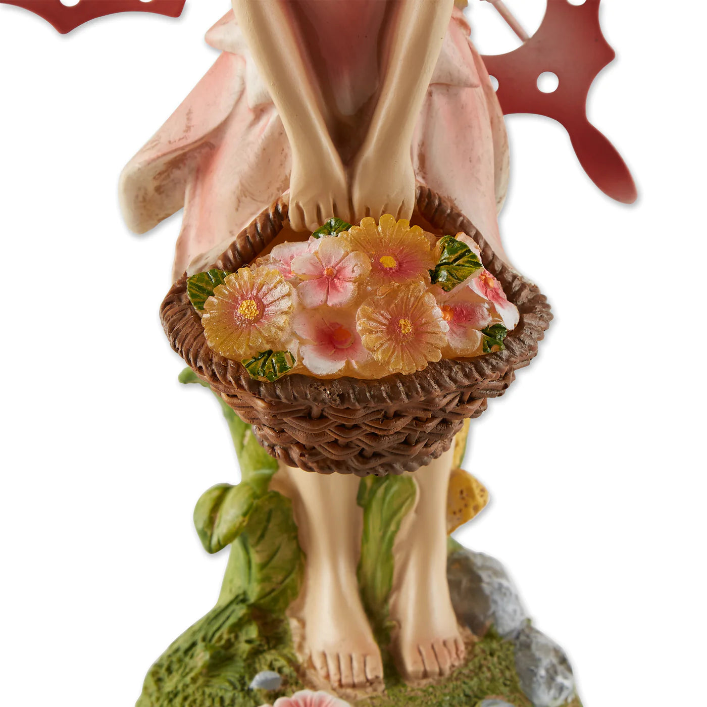 Solar Pink Fairy Garden Figurine
