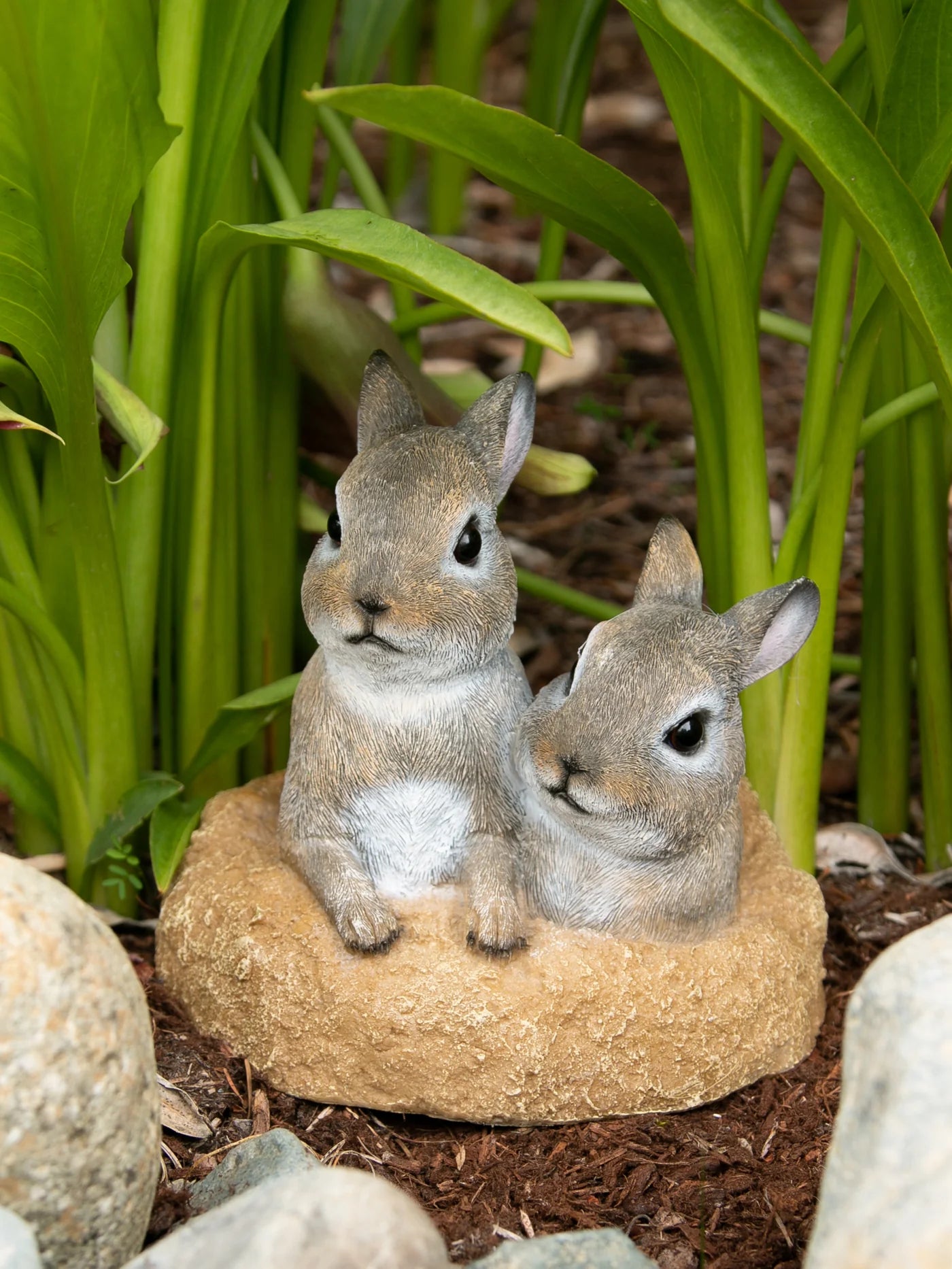 Peek-A-Boo Garden Bunnies Decor