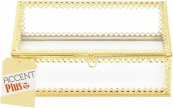 Gold Motif Jewelry Box