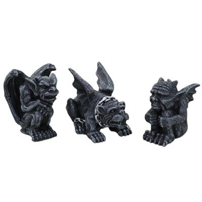 Miniature Gargoyles  Figurines Set of Three