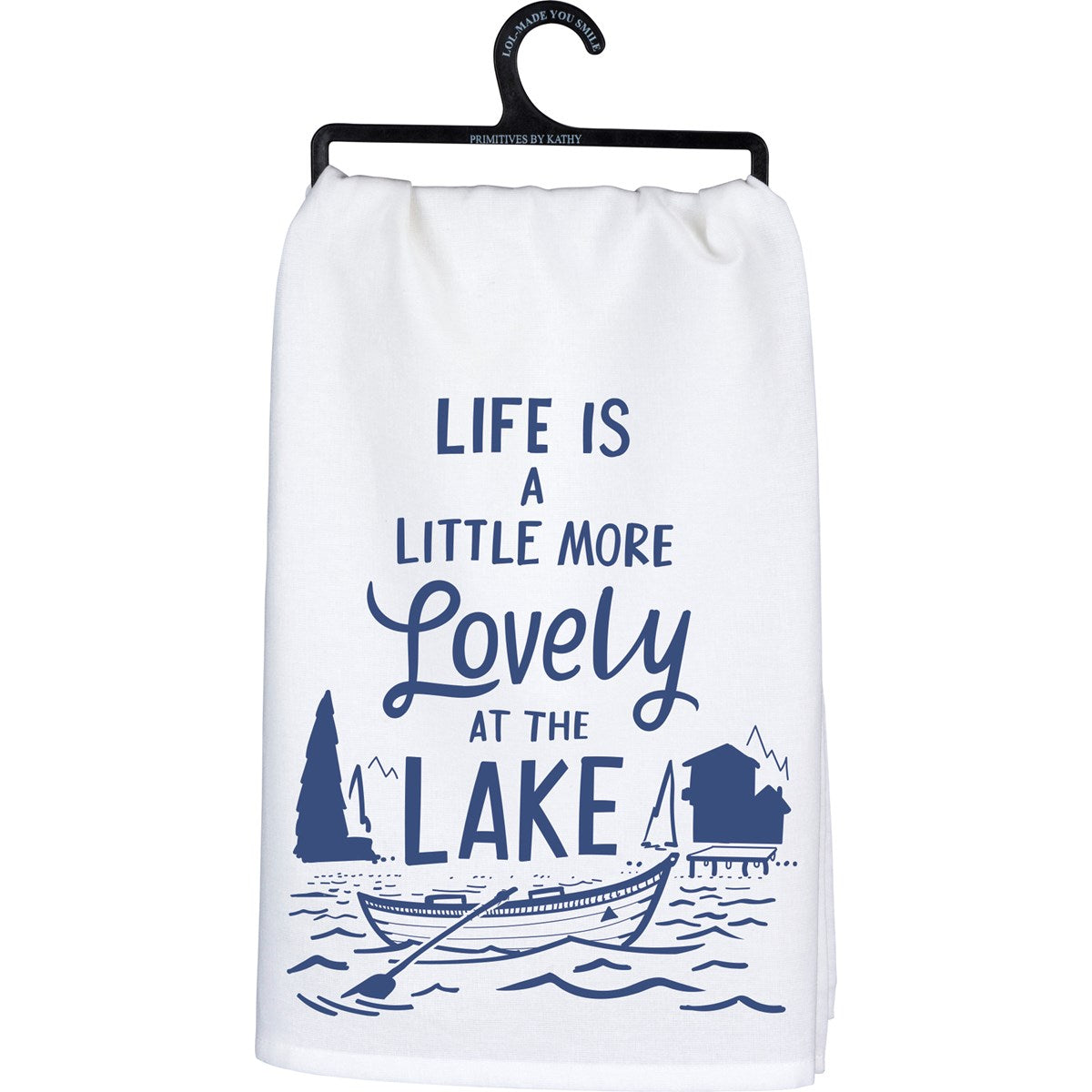 Life Is Lovely At The Lake Kitchen Towel
