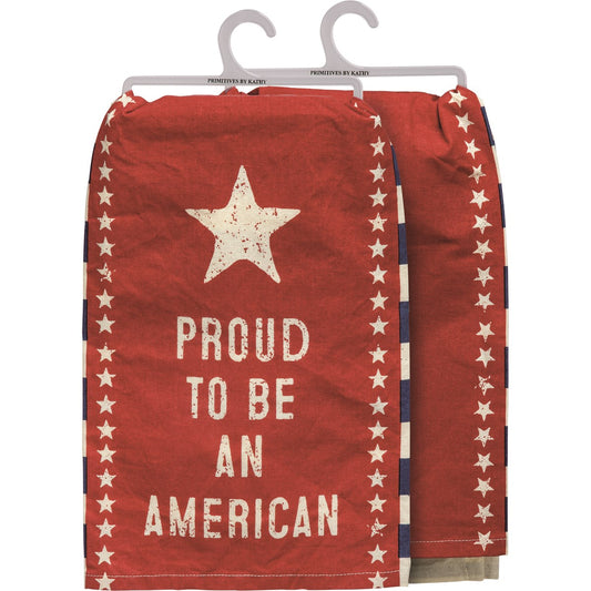 Proud To Be An American Kitchen Towel