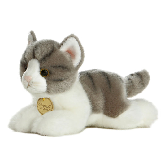 Miyoni - 8" Grey Tabby Cat