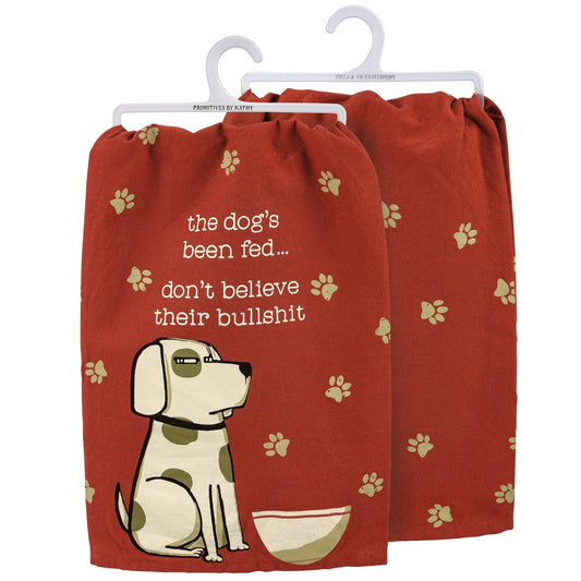Kitchen Towel - Dog's Been Fed