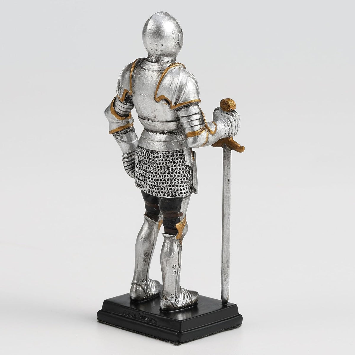 Medieval Knight Armor Sword Stance