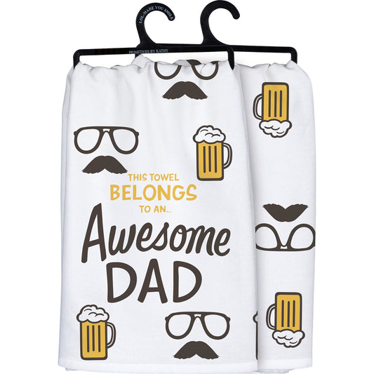 Awesome Dad Kitchen Towel