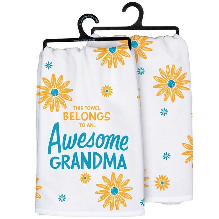 Awesome Grandma Kitchen Towel
