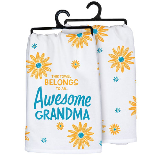 Awesome Grandma Kitchen Towel