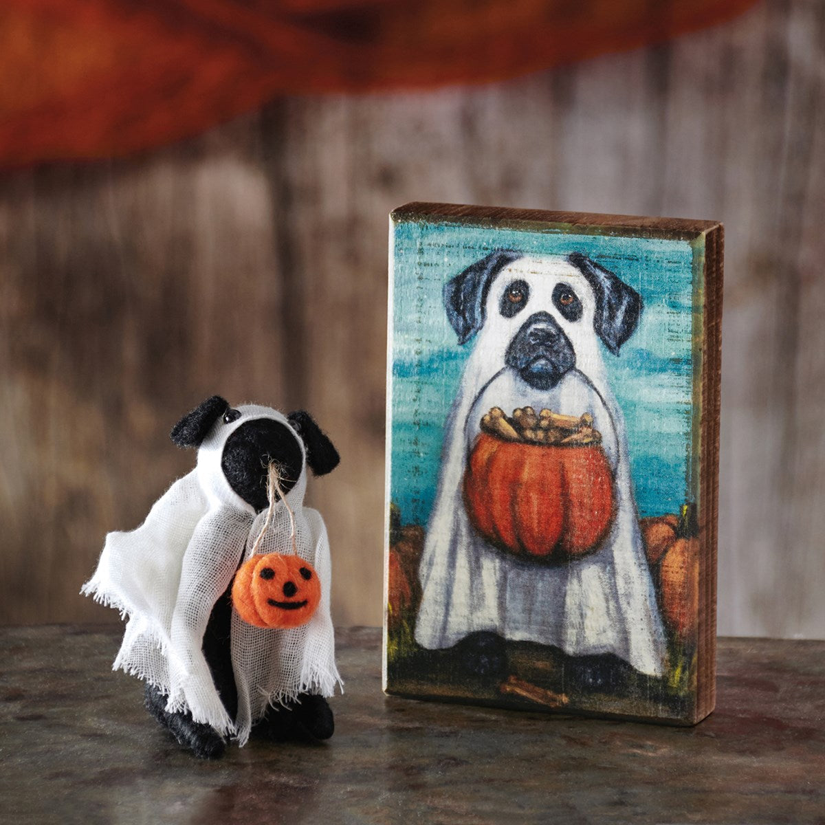 Ghost Dog Block Sign