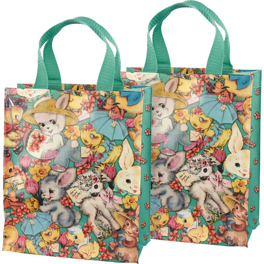 Vintage Easter Daily Tote
