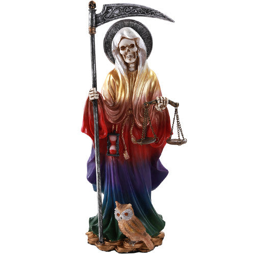 Santa Muerte Rainbow Figurine