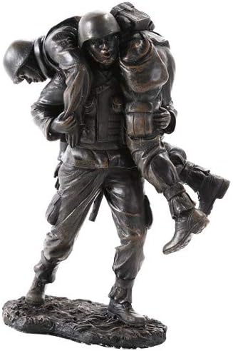 Wounded Soldier Military Figurine