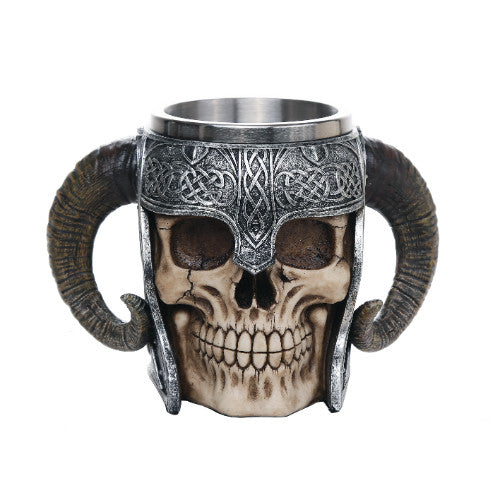 Skull Helmet Mug