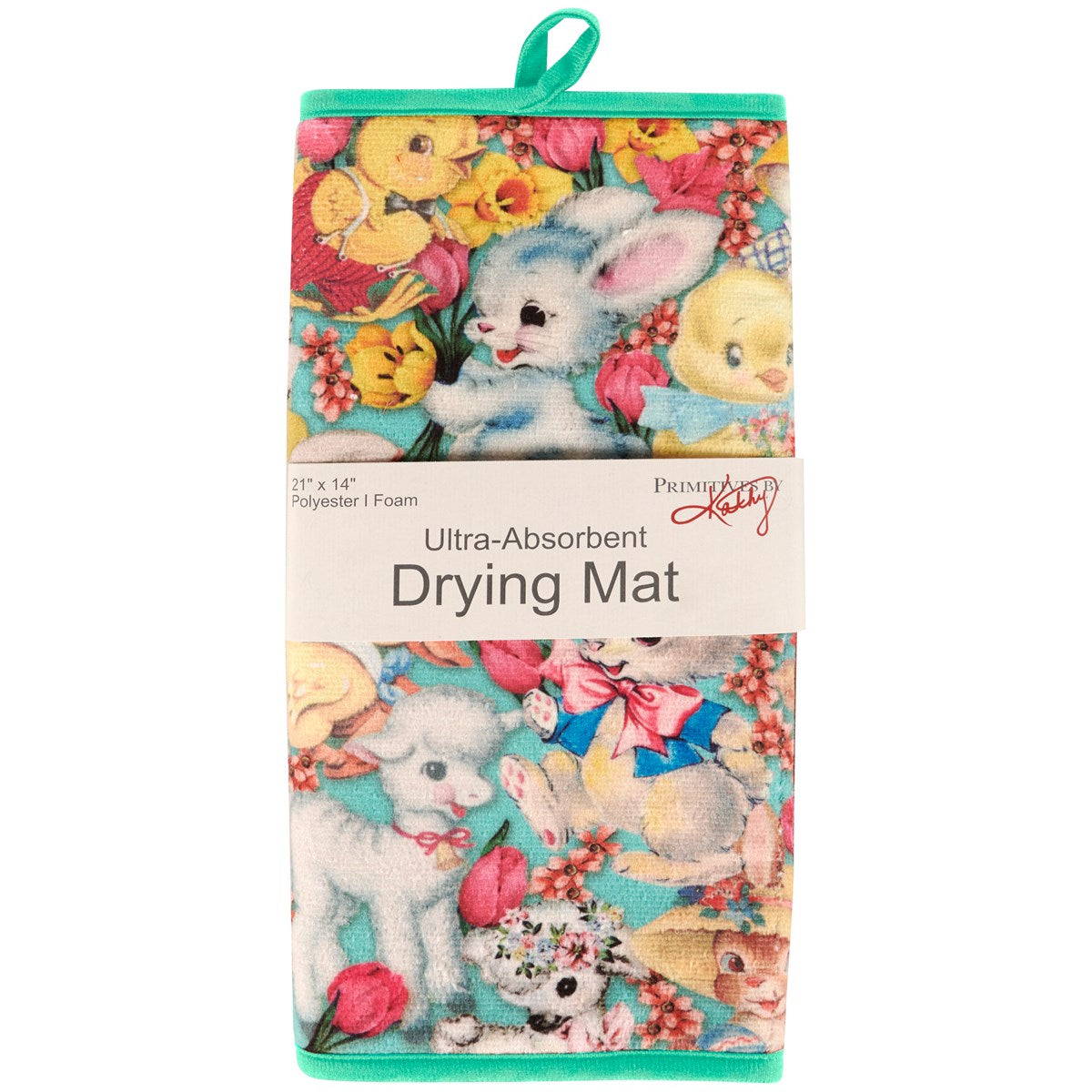 Vintage Easter Drying Mat