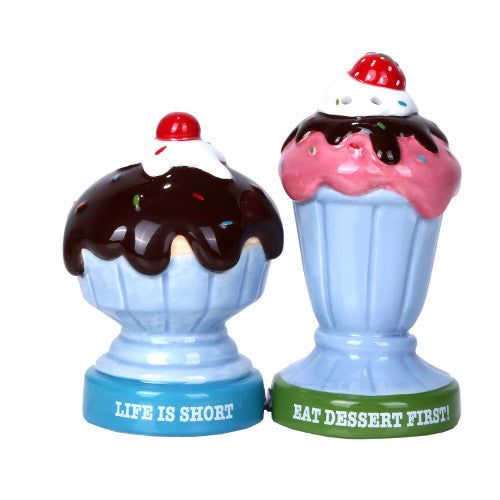 Dessert Sundae Salt and Pepper Shaker Set