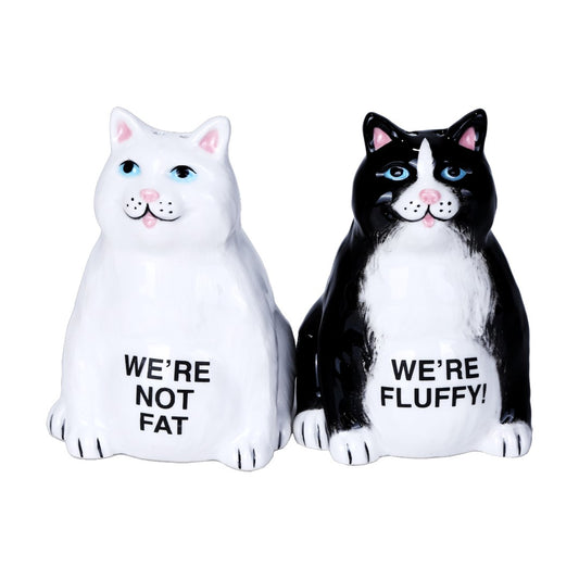 Not Fat Cats Salt & Pepper Shaker