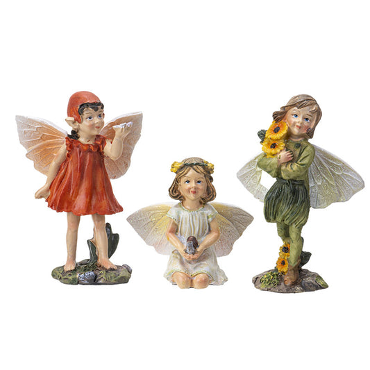 Fairy Garden Fairies Girl Set of 3