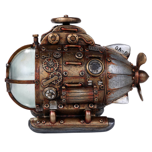 Steampunk  Submarine  figurine