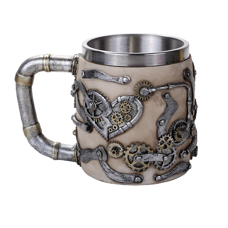 Steampunk Skull Mug