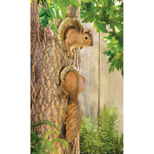 Woodland Squirrel Tree Dã‰Cor