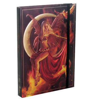 Fire Moon Embossed Journal