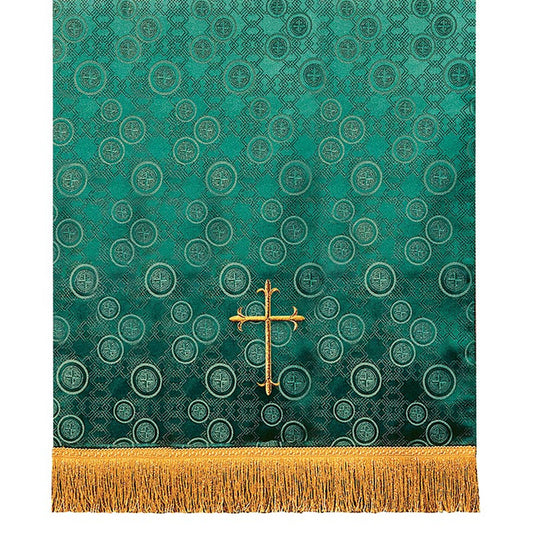 Embroidered with Gold Latin Cross Sanctuary Table Runner