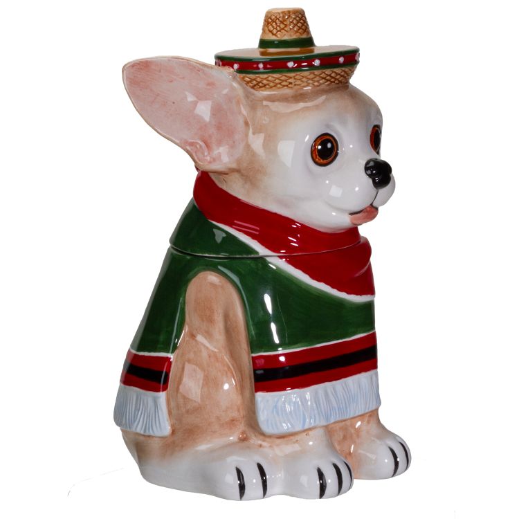 Chihuahua Ceramic Cookie Jar