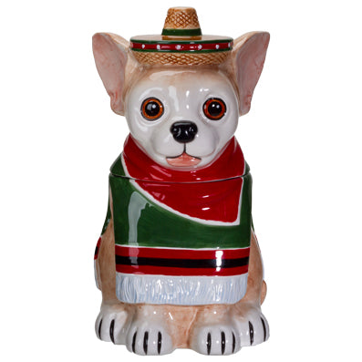 Chihuahua Ceramic Cookie Jar