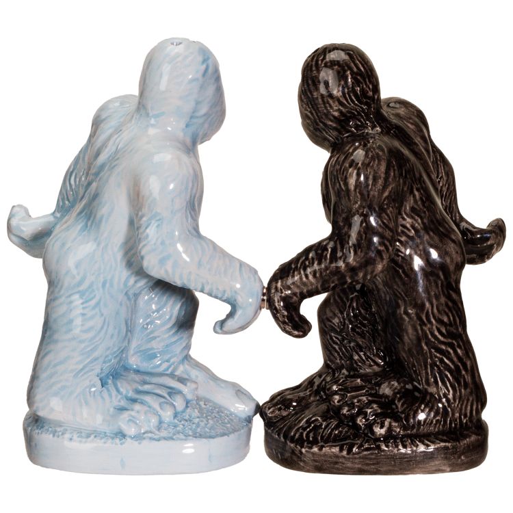 Big Foot Ceramic Salt and Pepper Shakers Set