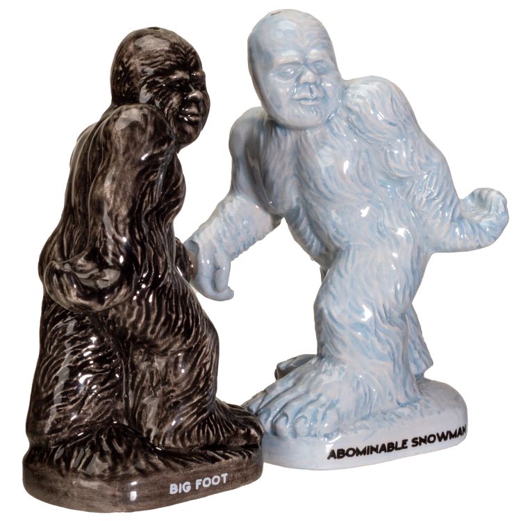 Big Foot Ceramic Salt and Pepper Shakers Set